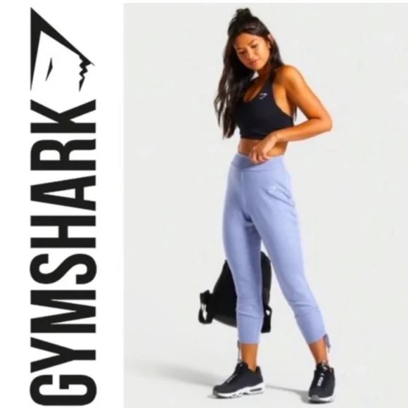 Gymshark Pants Jumpsuits Gymshark Ruched Slim Fit Joggers Size Small Periwinkle Purple Poshmark